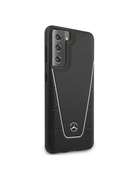 Mercedes Dynamic Line dėklas Samsung Galaxy S21+ - juodas Mercedes Dynamic Line dėklas Samsung Galaxy S21+ - juodas