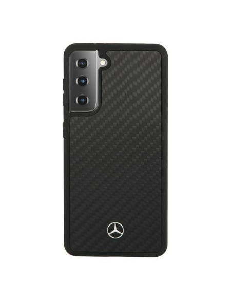Mercedes Dynamic Line dėklas Samsung Galaxy S21 - juodas Mercedes Dynamic Line dėklas Samsung Galaxy S21 - juodas