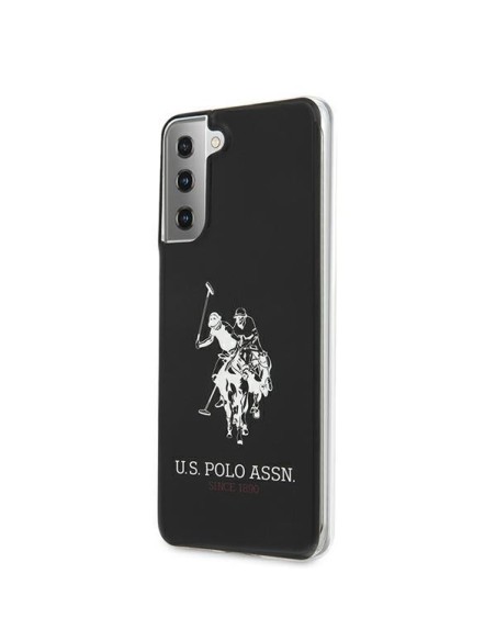 JAV Polo Assn byla Blizgus didelis logotipas Samsung Galaxy S21+ – juodas JAV Polo Assn byla Blizgus didelis logotipas Samsung Galaxy S21+ – juodas