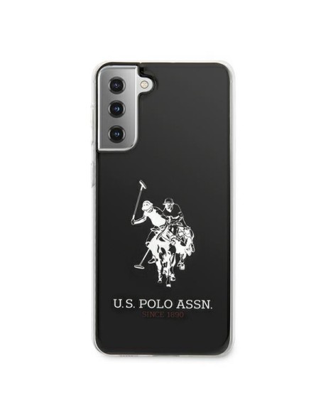 JAV Polo Assn byla Blizgus didelis logotipas Samsung Galaxy S21+ – juodas JAV Polo Assn byla Blizgus didelis logotipas Samsung Galaxy S21+ – juodas