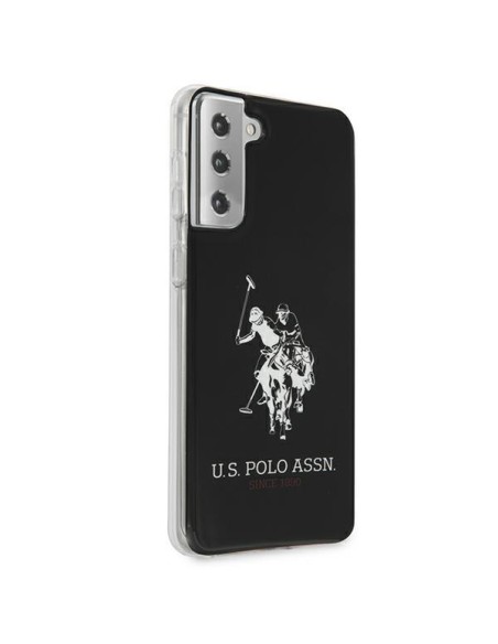 JAV Polo Assn byla Blizgus didelis logotipas Samsung Galaxy S21+ – juodas JAV Polo Assn byla Blizgus didelis logotipas Samsung Galaxy S21+ – juodas