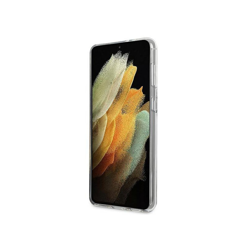 JAV Polo Assn byla Blizgus didelis logotipas Samsung Galaxy S21+ – juodas
