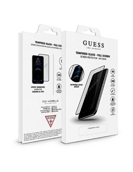 Guess Vintage Magic Logo grūdintas stiklas skirtas iPhone 12 mini Guess Vintage Magic Logo grūdintas stiklas skirtas iPhone 12 mini