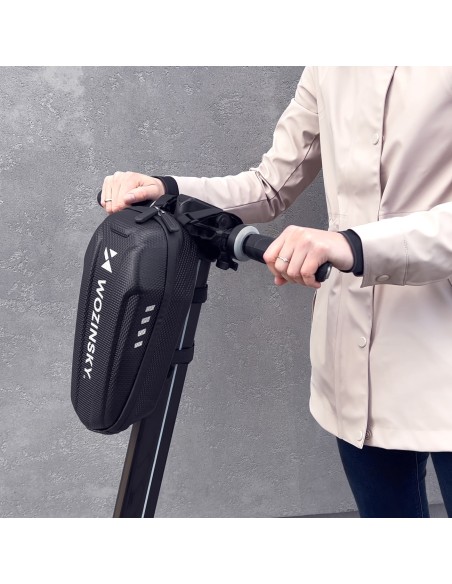 Vandeniui atsparus paspirtuko rankenos krepšys, 3L juodas