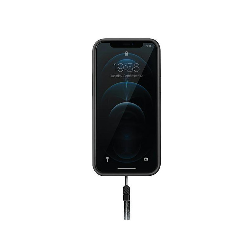 Uniq Heldro dėklas iPhone 12 mini - juodas