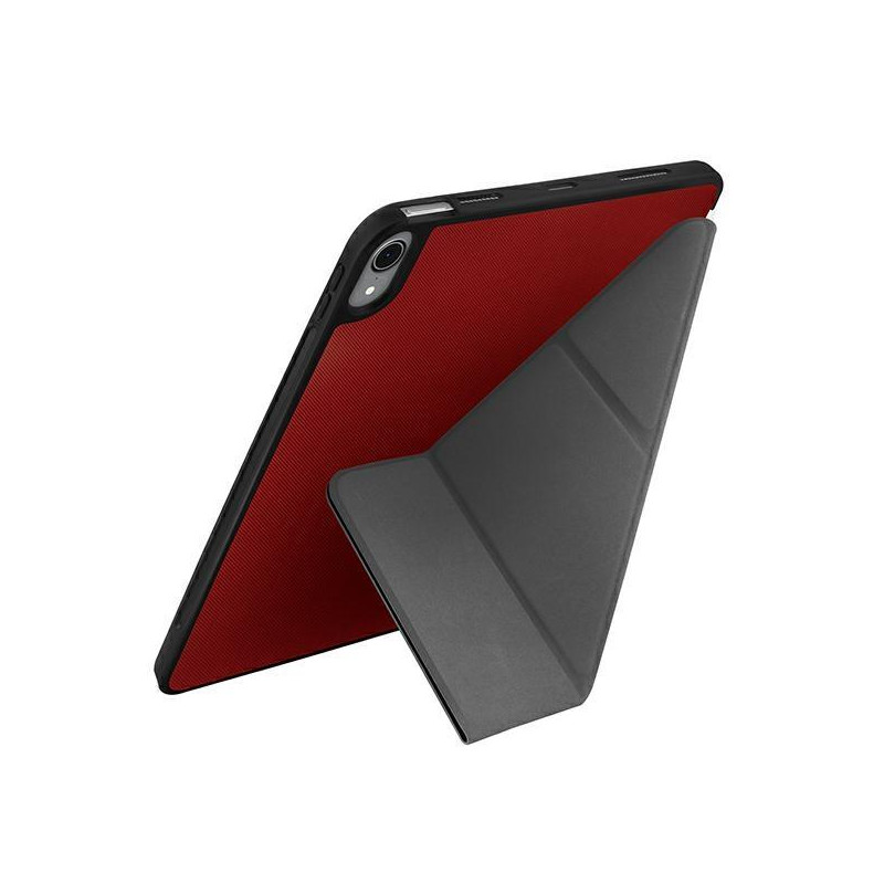 UNIQ Transforma Rigor dėklas, skirtas iPad Air 10.9 (2020) – raudonas