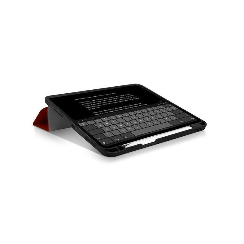 UNIQ Transforma Rigor dėklas, skirtas iPad Air 10.9 (2020) – raudonas