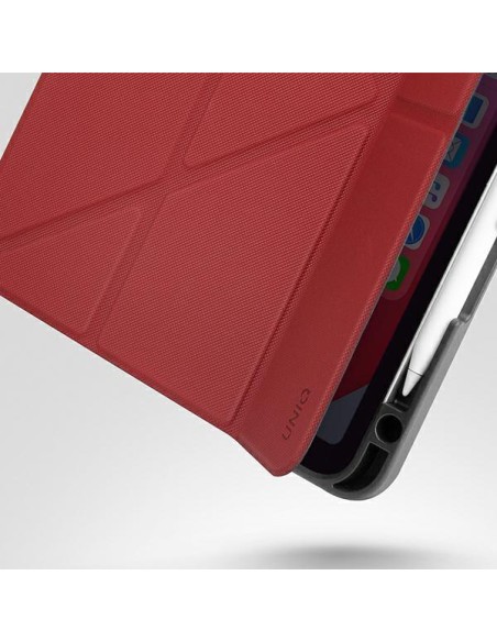 UNIQ Transforma Rigor dėklas, skirtas iPad Air 10.9 (2020) – raudonas UNIQ Transforma Rigor dėklas, skirtas iPad Air 10.9 (2020) – raudonas