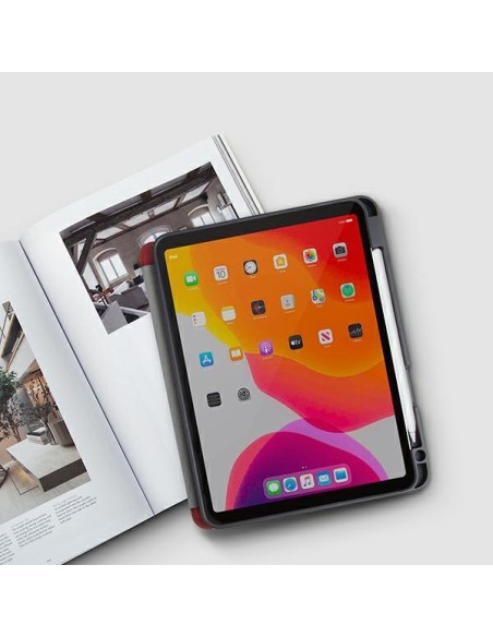 UNIQ Transforma Rigor dėklas, skirtas iPad Air 10.9 (2020) – raudonas UNIQ Transforma Rigor dėklas, skirtas iPad Air 10.9 (2020) – raudonas