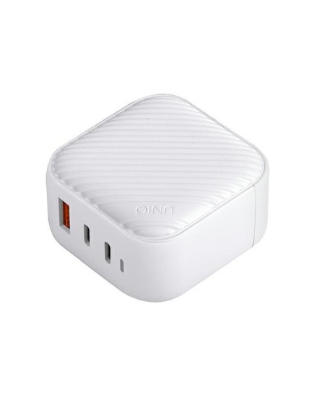 UNIQ Verge Pro 66W GaN USB-C sieninis įkroviklis - baltas UNIQ Verge Pro 66W GaN USB-C sieninis įkroviklis - baltas