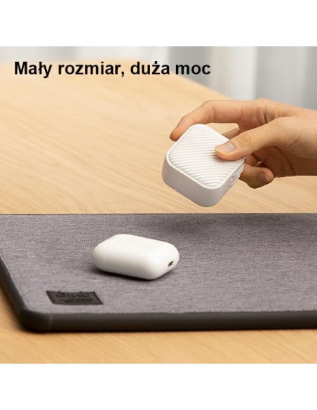 UNIQ Verge Pro 66W GaN USB-C sieninis įkroviklis - baltas UNIQ Verge Pro 66W GaN USB-C sieninis įkroviklis - baltas