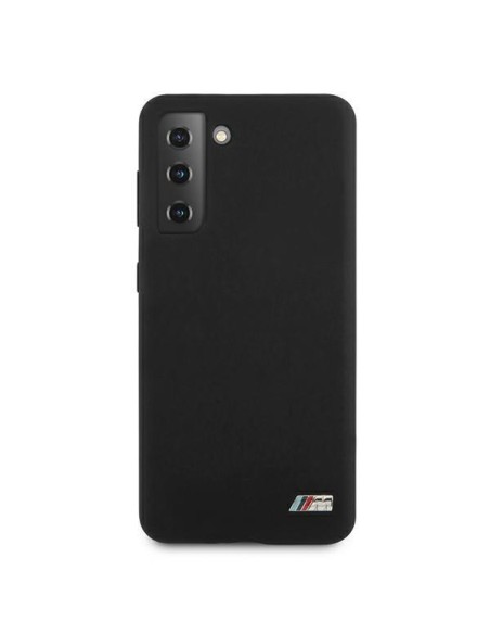 BMW Silicone M Collection dėklas, skirtas Samsung Galaxy S21+ - juodas BMW Silicone M Collection dėklas, skirtas Samsung Galaxy S21+ - juodas