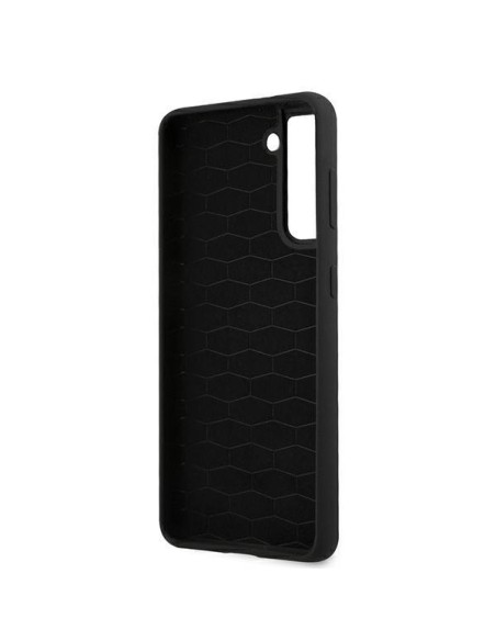 BMW Silicone M Collection dėklas, skirtas Samsung Galaxy S21+ - juodas BMW Silicone M Collection dėklas, skirtas Samsung Galaxy S21+ - juodas