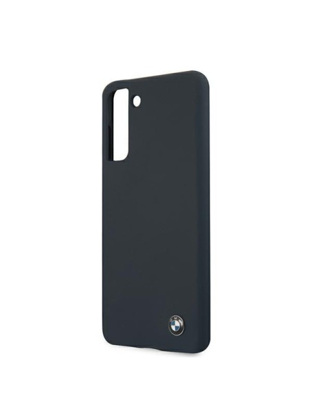 BMW Silicone Signature dėklas, skirtas Samsung Galaxy S21+ - tamsiai mėlynas BMW Silicone Signature dėklas, skirtas Samsung Galaxy S21+ - tamsiai mėlynas