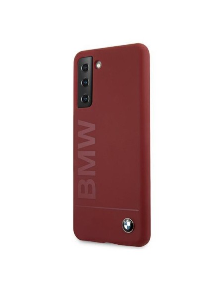 BMW Silicone Signature Logo dėklas, skirtas Samsung Galaxy S21+ - raudonas BMW Silicone Signature Logo dėklas, skirtas Samsung Galaxy S21+ - raudonas