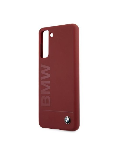 BMW Silicone Signature Logo dėklas, skirtas Samsung Galaxy S21+ - raudonas BMW Silicone Signature Logo dėklas, skirtas Samsung Galaxy S21+ - raudonas