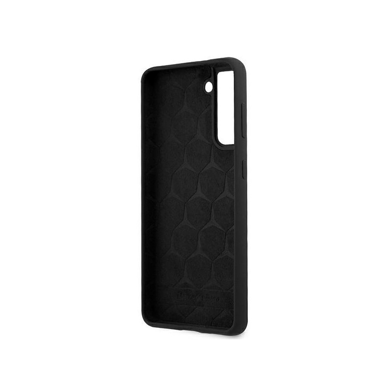 Mercedes Silicone Line dėklas Samsung Galaxy S21+ - juodas