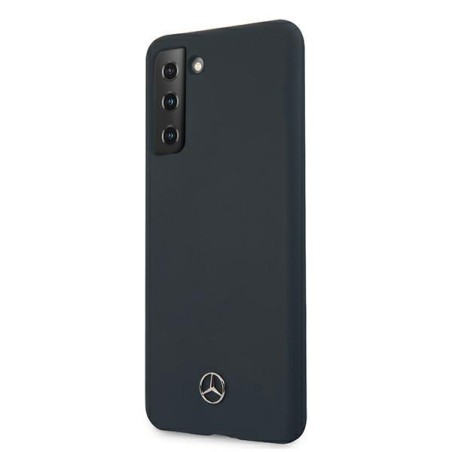 Mercedes Silicone Line dėklas Samsung Galaxy S21+ - mėlynas Mercedes Silicone Line dėklas Samsung Galaxy S21+ - mėlynas