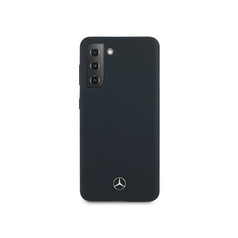 Mercedes Silicone Line dėklas Samsung Galaxy S21+ - mėlynas