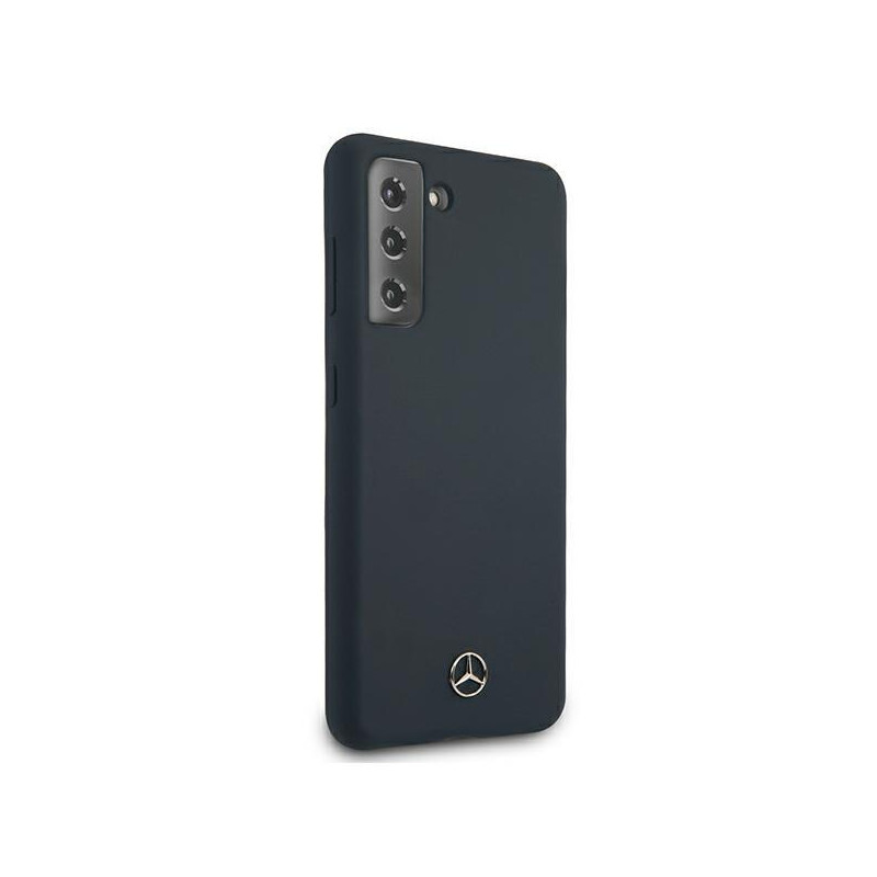 Mercedes Silicone Line dėklas Samsung Galaxy S21+ - mėlynas