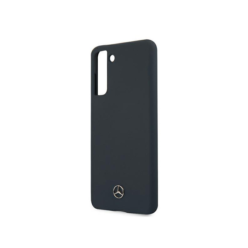 Mercedes Silicone Line dėklas Samsung Galaxy S21+ - mėlynas