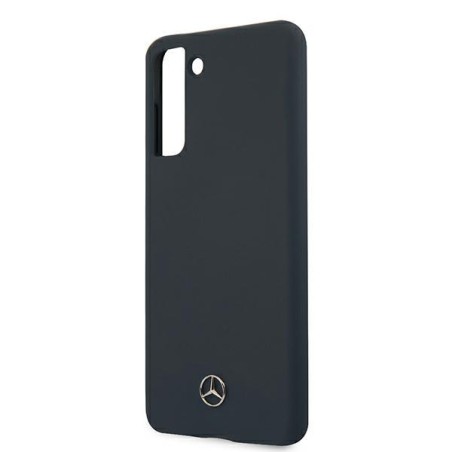 Mercedes Silicone Line dėklas Samsung Galaxy S21+ - mėlynas Mercedes Silicone Line dėklas Samsung Galaxy S21+ - mėlynas