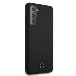 Mercedes Silicone Line dėklas Samsung Galaxy S21 - juodas