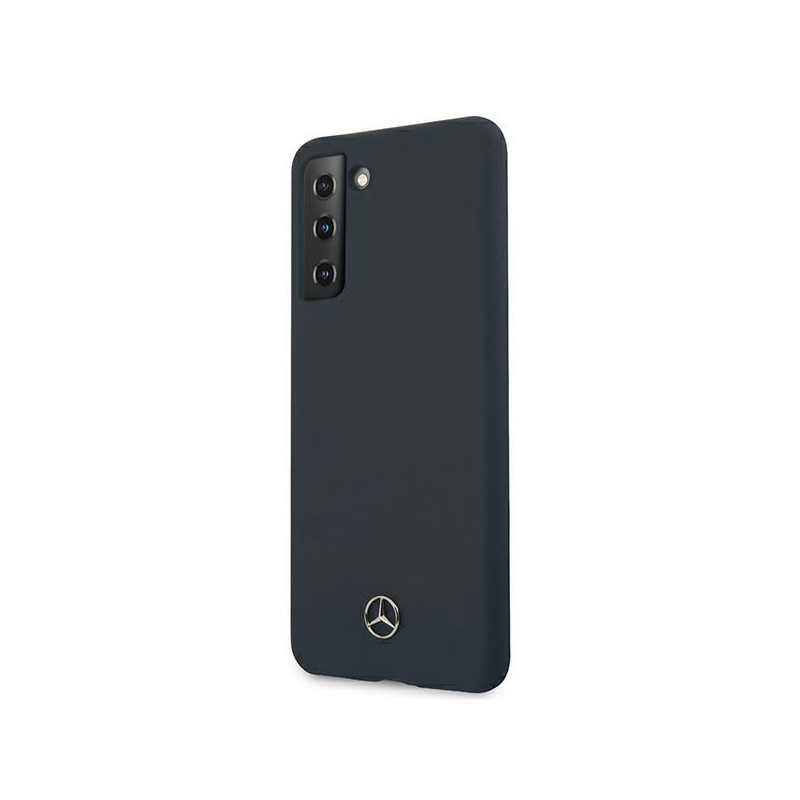 Mercedes Silicone Line dėklas Samsung Galaxy S21 - mėlynas