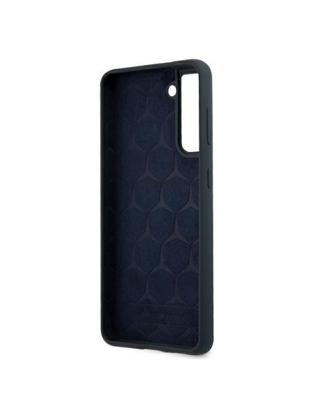 Mercedes Silicone Line dėklas Samsung Galaxy S21 - mėlynas Mercedes Silicone Line dėklas Samsung Galaxy S21 - mėlynas