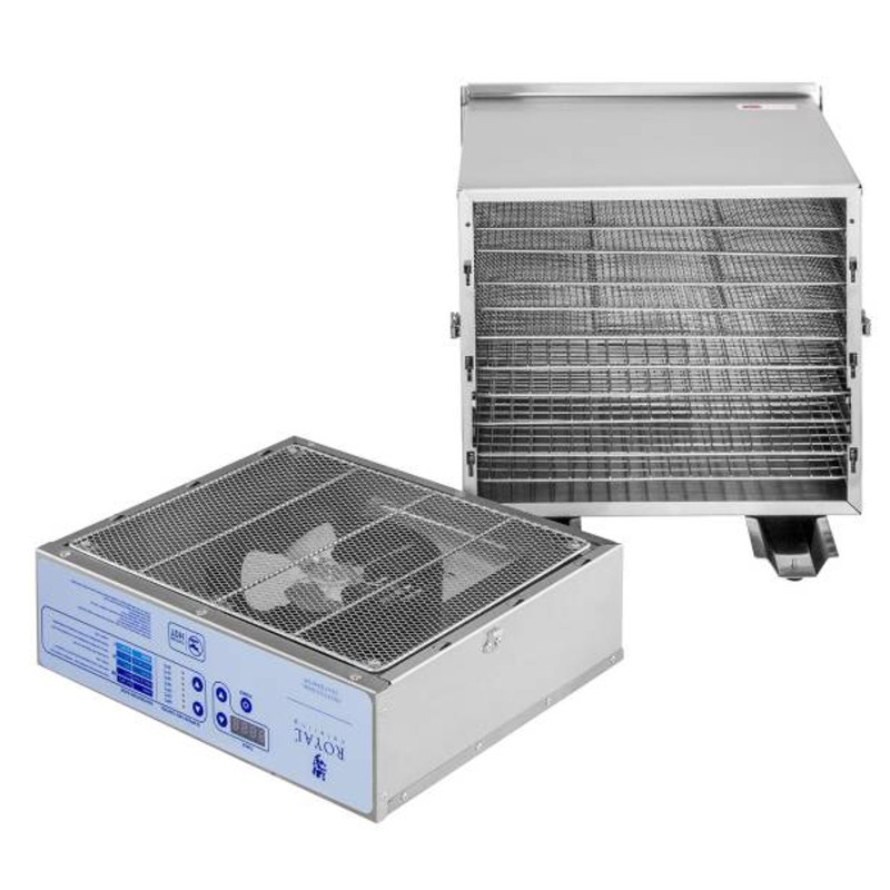 Profesionali pramoninė džiovykla maistui žolelėms vaisiams grybams 57L 1000W 230V