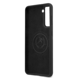 JAV Polo Assn byla Silikono logotipas Samsung Galaxy S21+ – juodas