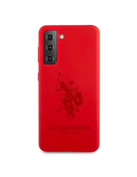 JAV Polo Assn byla Silikoninis tonas, skirtas Samsung Galaxy S21+ – raudonas JAV Polo Assn byla Silikoninis tonas, skirtas Samsung Galaxy S21+ – raudonas