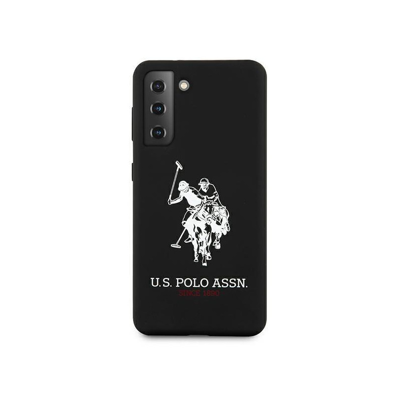 JAV Polo Assn byla „Samsung Galaxy S21“ silikoninis logotipas – juodas