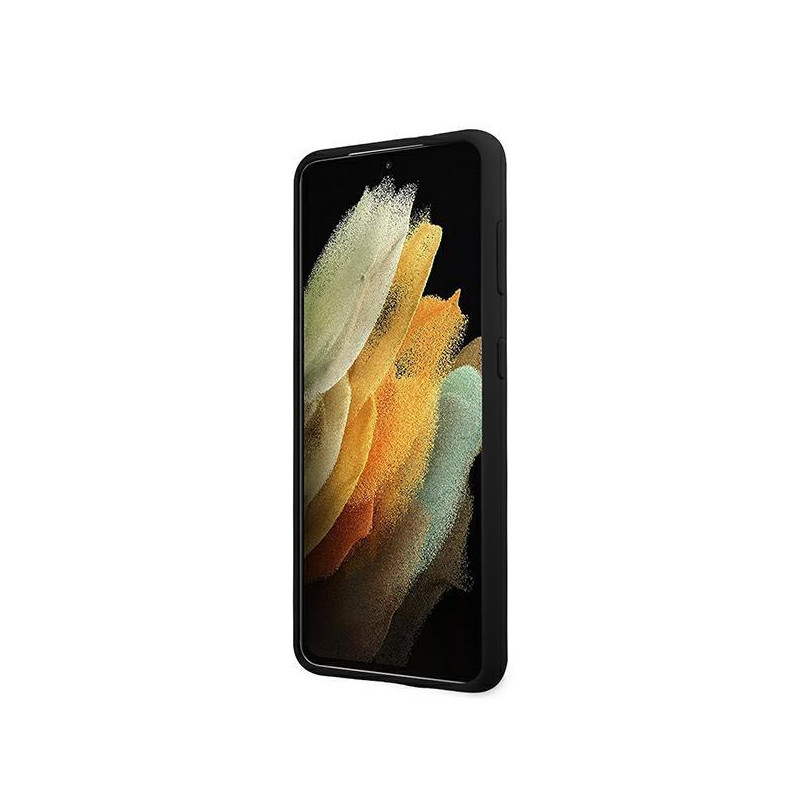 JAV Polo Assn byla „Samsung Galaxy S21“ silikoninis logotipas – juodas