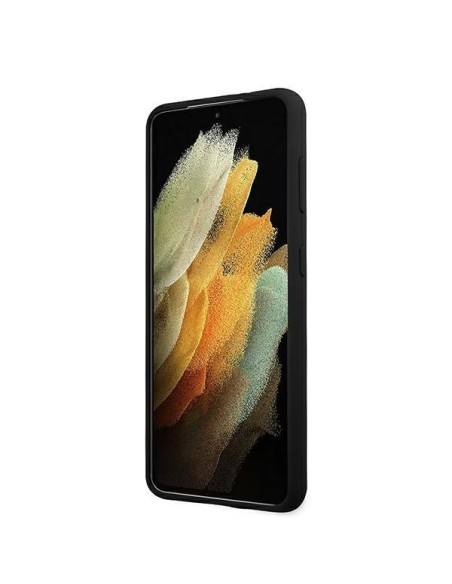 JAV Polo Assn byla „Samsung Galaxy S21“ silikoninis logotipas – juodas JAV Polo Assn byla „Samsung Galaxy S21“ silikoninis logotipas – juodas