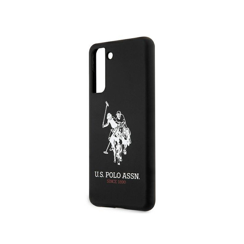 JAV Polo Assn byla „Samsung Galaxy S21“ silikoninis logotipas – juodas