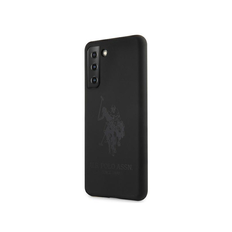 JAV Polo Assn byla Silikoninis tonas, skirtas Samsung Galaxy S21 - juodas