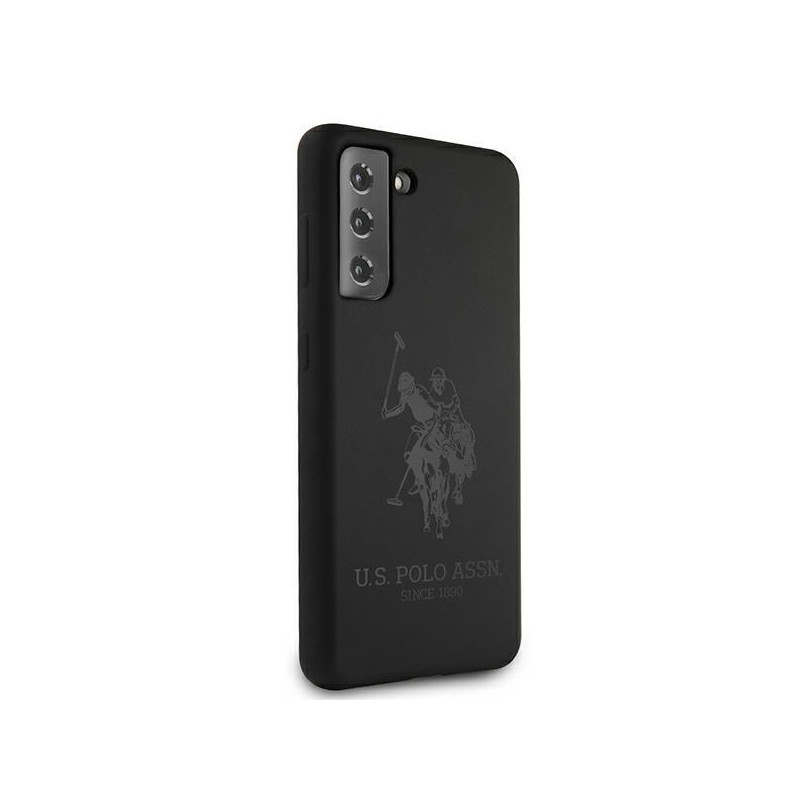 JAV Polo Assn byla Silikoninis tonas, skirtas Samsung Galaxy S21 - juodas