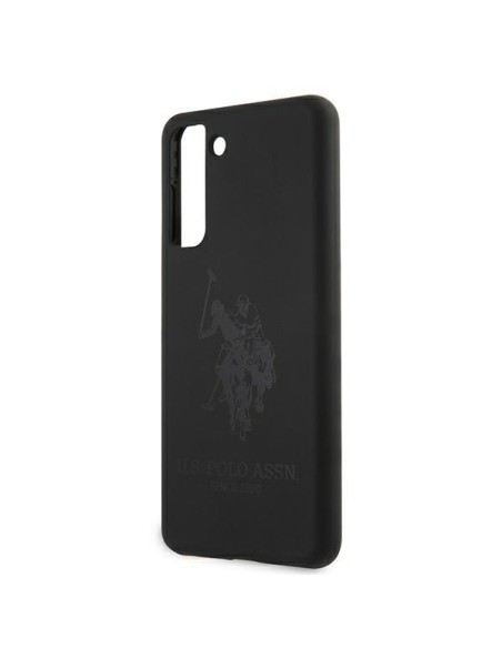 JAV Polo Assn byla Silikoninis tonas, skirtas Samsung Galaxy S21 - juodas JAV Polo Assn byla Silikoninis tonas, skirtas Samsung Galaxy S21 - juodas