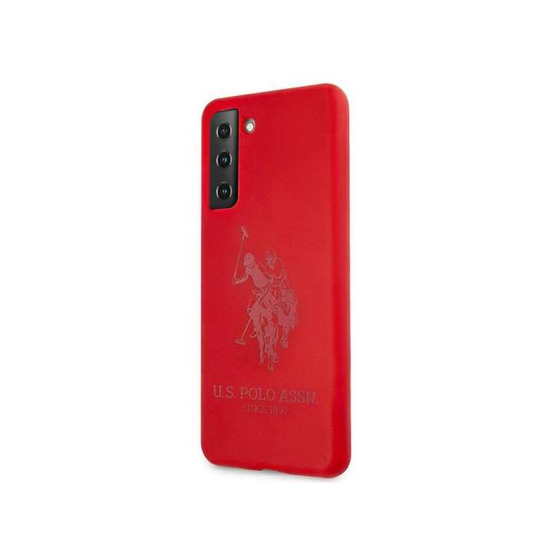 JAV Polo Assn byla Silikoninis tonas Samsung Galaxy S21 – raudonas