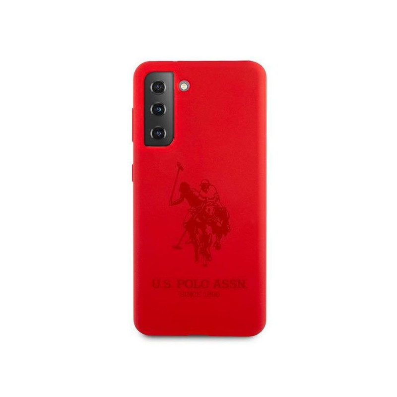 JAV Polo Assn byla Silikoninis tonas Samsung Galaxy S21 – raudonas
