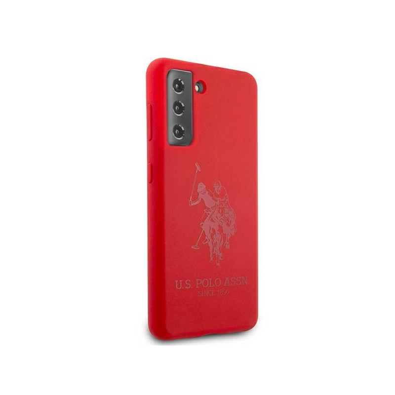 JAV Polo Assn byla Silikoninis tonas Samsung Galaxy S21 – raudonas