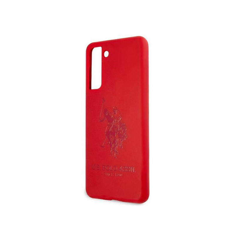 JAV Polo Assn byla Silikoninis tonas Samsung Galaxy S21 – raudonas