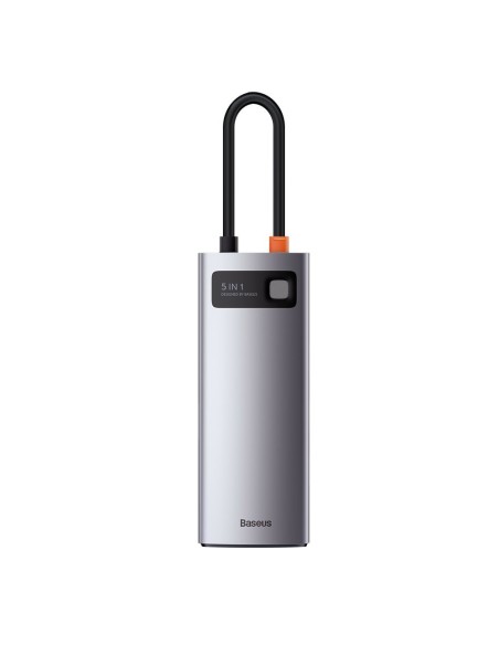 „Baseus Metal Gleam 5in1“ daugiafunkcis C tipo USB koncentratorius – C tipo USB maitinimo tiekimas 100 W / HDMI 4K 30 Hz... „Baseus Metal Gleam 5in1“ daugiafunkcis C tipo USB koncentratorius – C tipo USB maitinimo tiekimas 100 W / HDMI 4K 30 Hz...