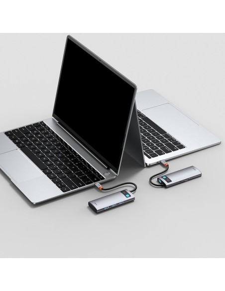„Baseus Metal Gleam 5in1“ daugiafunkcis C tipo USB koncentratorius – C tipo USB maitinimo tiekimas 100 W / HDMI 4K 30 Hz... „Baseus Metal Gleam 5in1“ daugiafunkcis C tipo USB koncentratorius – C tipo USB maitinimo tiekimas 100 W / HDMI 4K 30 Hz...
