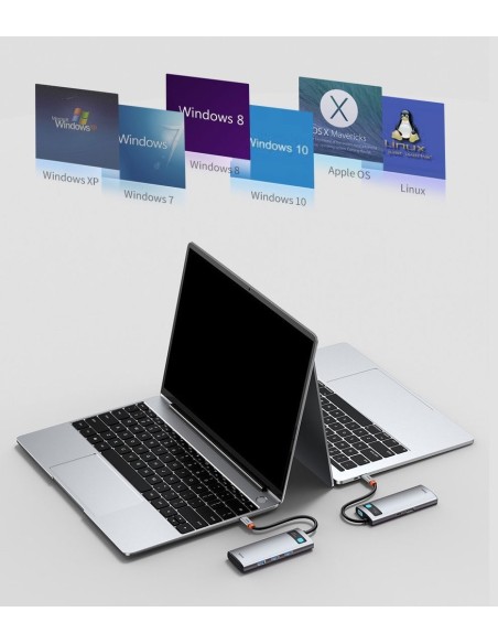 „Baseus Metal Gleam 5in1“ daugiafunkcis C tipo USB koncentratorius – C tipo USB maitinimo tiekimas 100 W / HDMI 4K 30 Hz... „Baseus Metal Gleam 5in1“ daugiafunkcis C tipo USB koncentratorius – C tipo USB maitinimo tiekimas 100 W / HDMI 4K 30 Hz...