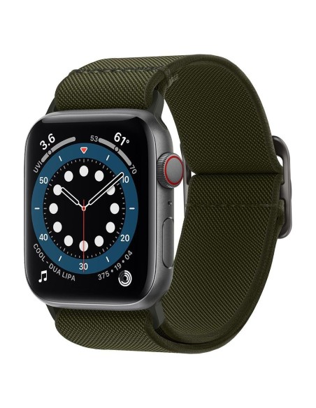 „Spigen Fit Lite“ dirželis, skirtas Apple Watch 4/ 5/ 6/ 7/ 8/ 9/ SE/ Ultra (42/ 44/ 45/ 49 mm) – žalias „Spigen Fit Lite“ dirželis, skirtas Apple Watch 4/ 5/ 6/ 7/ 8/ 9/ SE/ Ultra (42/ 44/ 45/ 49 mm) – žalias