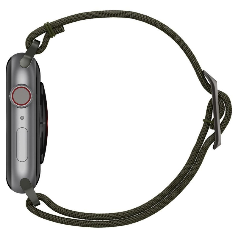 „Spigen Fit Lite“ dirželis, skirtas Apple Watch 4/ 5/ 6/ 7/ 8/ 9/ SE/ Ultra (42/ 44/ 45/ 49 mm) – žalias