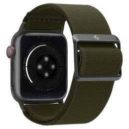 „Spigen Fit Lite“ dirželis, skirtas Apple Watch 4/ 5/ 6/ 7/ 8/ 9/ SE/ Ultra (42/ 44/ 45/ 49 mm) – žalias
