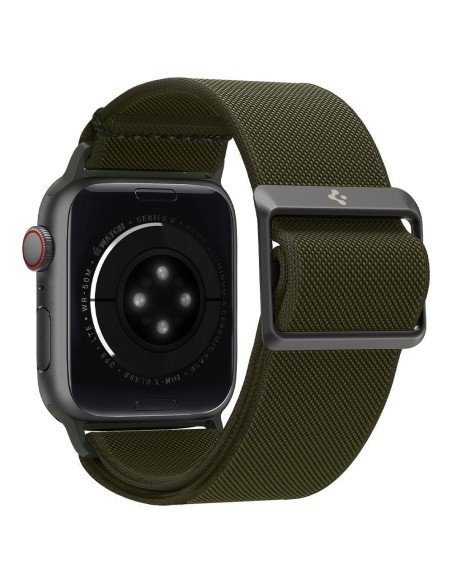 „Spigen Fit Lite“ dirželis, skirtas Apple Watch 4/ 5/ 6/ 7/ 8/ 9/ SE/ Ultra (42/ 44/ 45/ 49 mm) – žalias „Spigen Fit Lite“ dirželis, skirtas Apple Watch 4/ 5/ 6/ 7/ 8/ 9/ SE/ Ultra (42/ 44/ 45/ 49 mm) – žalias